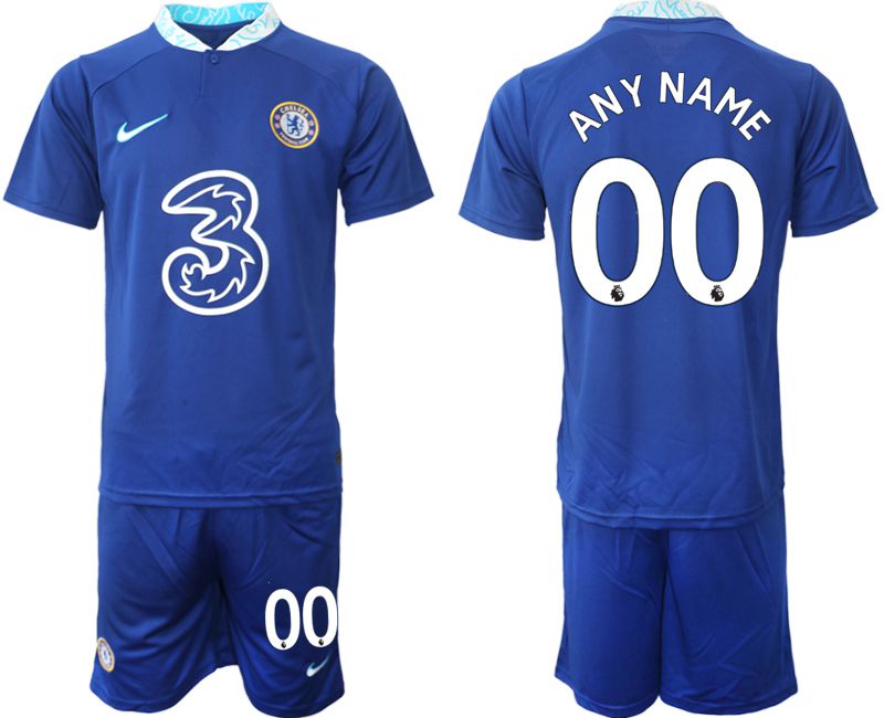Men 2022-2023 Club Chelsea FC home blue customized Soccer Jersey->chelsea jersey->Soccer Club Jersey